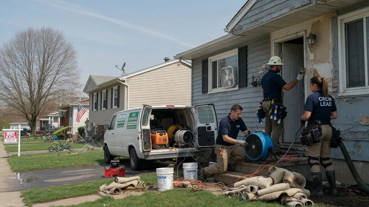 Flood Cleanup in The Colony, TX near me