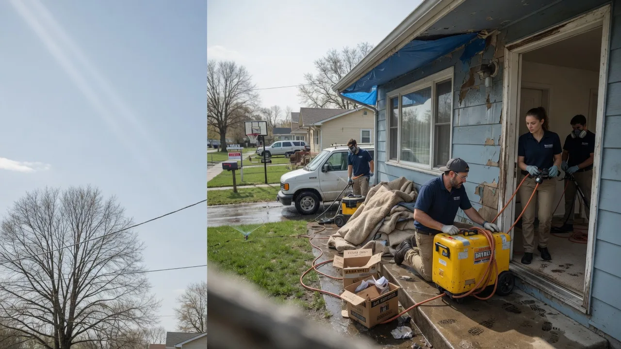 Basement Flood Cleanup in The Colony, TX near me